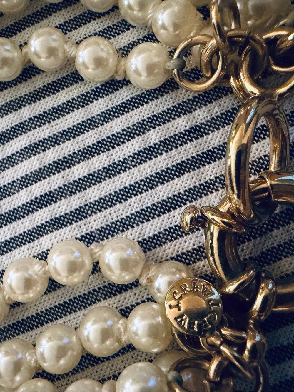 J. Crew Multi-Strand Faux Pearl Necklace - Off White
